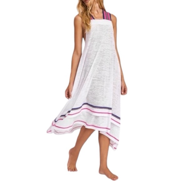 Pitusa Dresses & Skirts - Pitusa St. Tropez Coverup Sundress Midi Dress -White - Size XXS / XS / Small